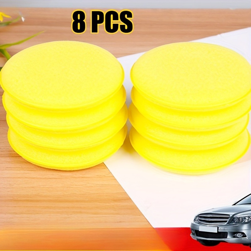 1/5 個 10 センチメートルラウンドカーワックスアプリケ - Wax Applicator Pad のレビューと価格
