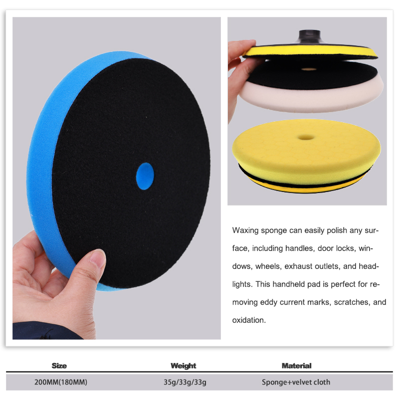 7.5インチ車磨きパッドキット、粗目から細目までのフォームバ - Polish Pad Set Buffer のレビューと価格